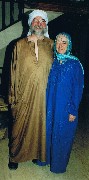 Dan Dorrough; Ruth Bennett McDougal Dorrough; Trips; Egypt; Galabeya Party